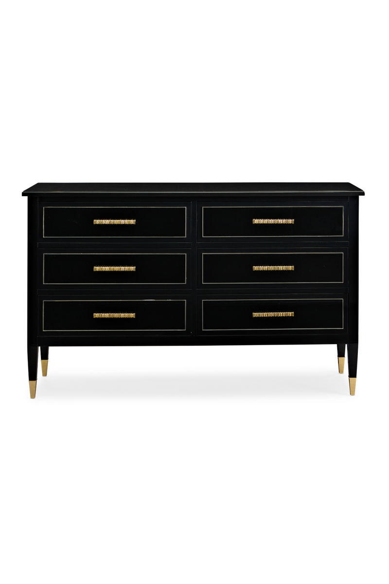 Solid Wood Black Dresser | Caracole The Little Black Dresser | Oroatrade.com