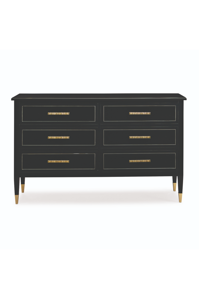 Solid Wood Black Dresser | Caracole The Little Black Dresser | Oroatrade.com