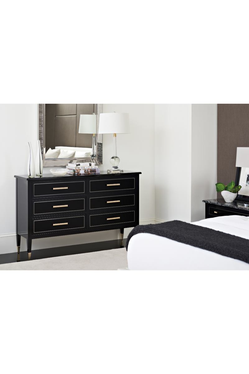 Solid Wood Black Dresser | Caracole The Little Black Dresser | Oroatrade.com