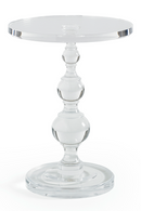 Acrylic Sculpted Side Table | Caracole All Clear | Oroatrade.com
