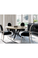 Black Velvet Dining Chairs (2) | Caracole Chit-Chat | Oroatrade.com