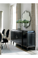 Black Velvet Dining Chairs (2) | Caracole Chit-Chat | Oroatrade.com