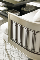 Wraparound Tungsten Sofa | Caracole Quit Your Metal-ing | Oroatrade.com