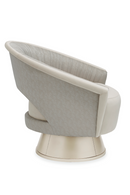 Velvet Modern Swivel Chair | Caracole A Com-Pleat Turn Around | Oroatrade.com