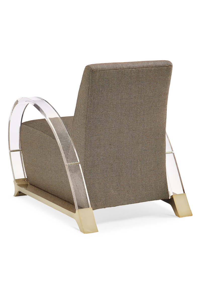 Acrylic Armed Lounge Chair | Caracole Arch Support | Oroatrade.com