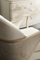 Beige Contemporary Lounge Chair | Caracole Curtsy | Oroatrade.com