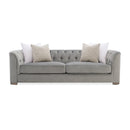 Gray Tufted Sofa | Caracole Tuft
