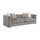 Gray Tufted Sofa | Caracole Tuft