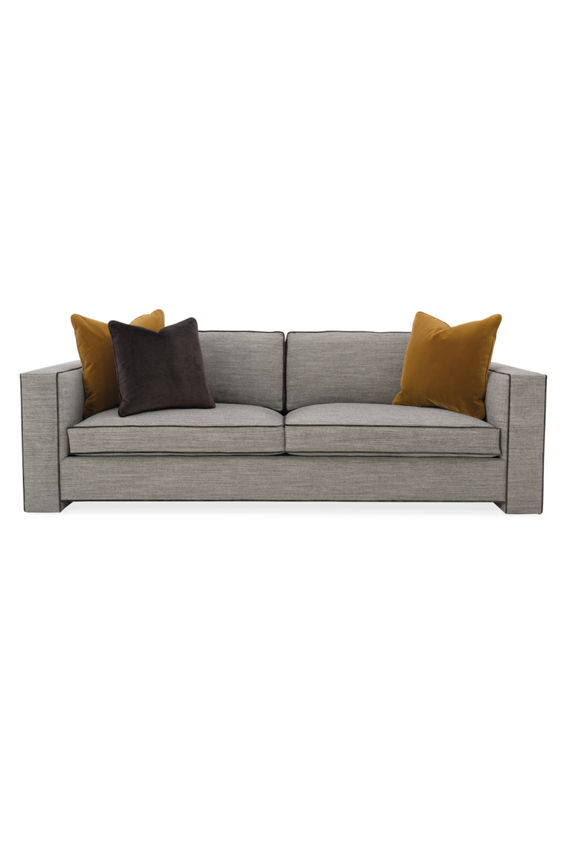 Piped Modern Sofa | Caracole Welt Played | OROATRADE.COM