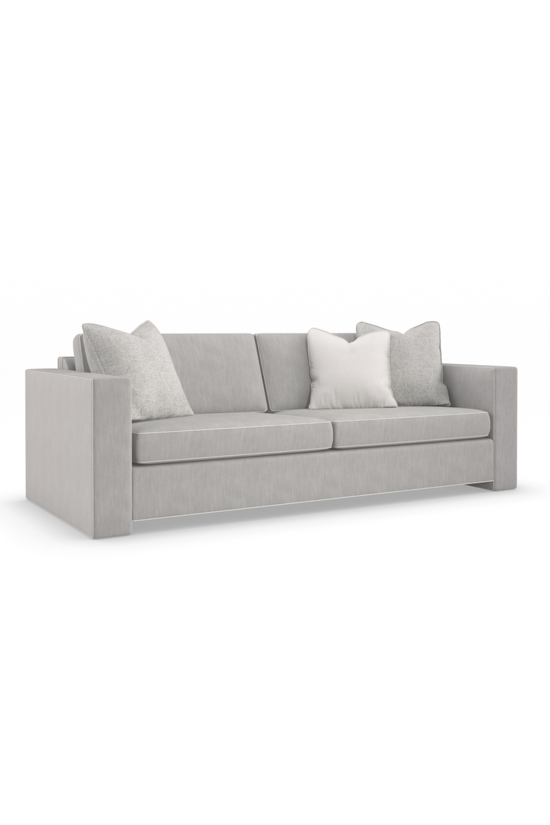 Piped Modern Sofa | Caracole Welt Played | OROATRADE.COM