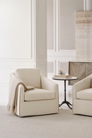 Skirted Swivel Chair | Caracole Casual Affair | Oroatrade.com