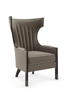 Gray Velvet Wingback Chair | Caracole Wing Tip | Oroatrade.com
