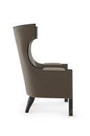 Gray Velvet Wingback Chair | Caracole Wing Tip | Oroatrade.com