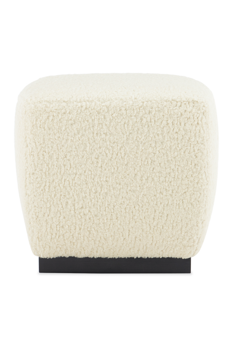 White Square Ottoman | Caracole Marshmallow | Oroatrade.com