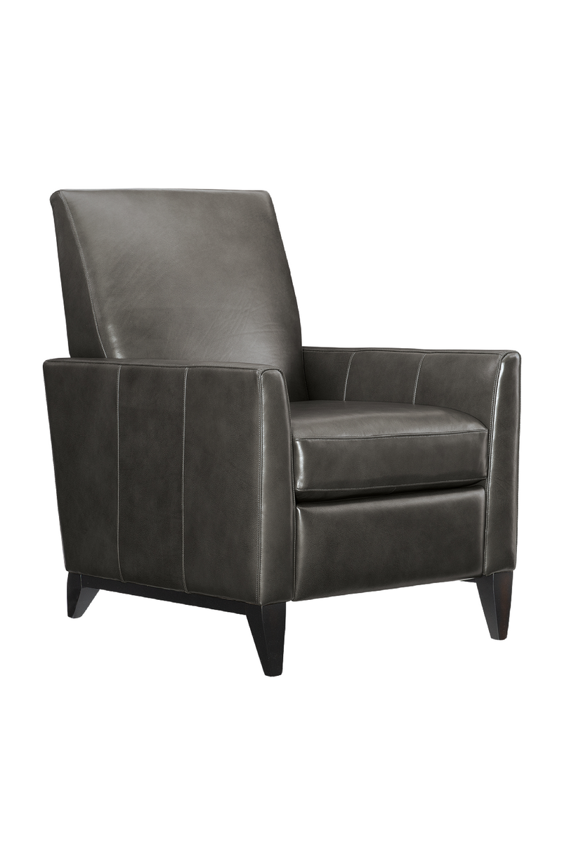 Black Leather Reclining Chair | Caracole Lean On Me | Oroatrade.com