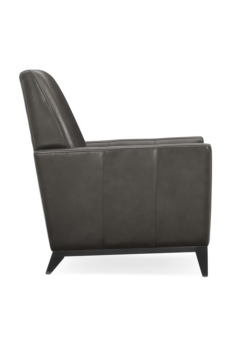 Black Leather Reclining Chair | Caracole Lean On Me | Oroatrade.com