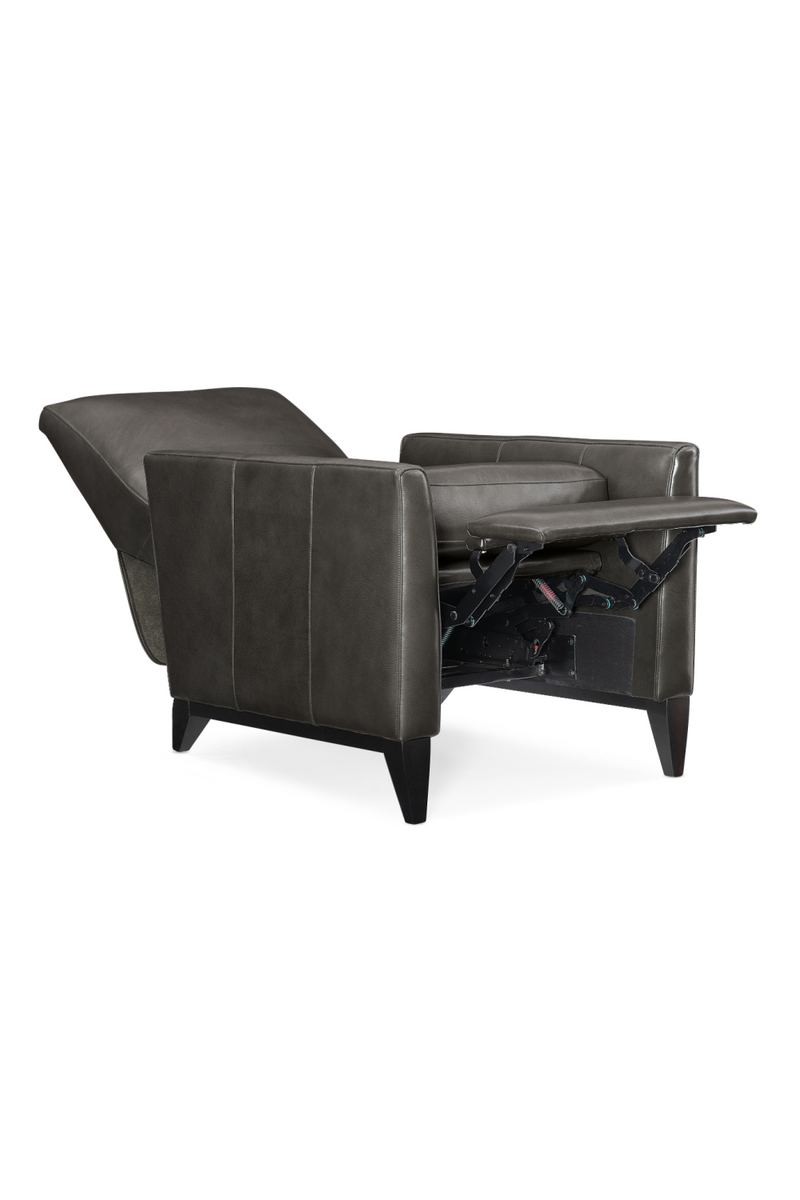 Black Leather Reclining Chair | Caracole Lean On Me | Oroatrade.com