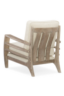 Wooden Cushioned Lounge Chair | Caracole Slatitude | Oroatrade.com