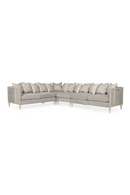 Taupe Modern Sectional Sofa | Caracole Fret Knot | Oroatrade.com