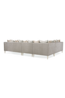 Taupe Modern Sectional Sofa | Caracole Fret Knot | Oroatrade.com