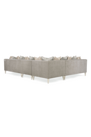 Taupe Modern Sectional Sofa | Caracole Fret Knot | Oroatrade.com