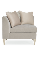 Taupe Modern Sectional Sofa | Caracole Fret Knot | Oroatrade.com
