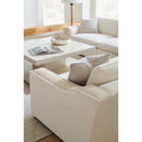Cream Left-Armed Sectional Chair | Caracole Back on Track