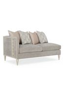 Taupe Modern Sectional Sofa | Caracole Fret Knot | Oroatrade.com