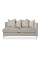 Taupe Modern Sectional Sofa | Caracole Fret Knot | Oroatrade.com