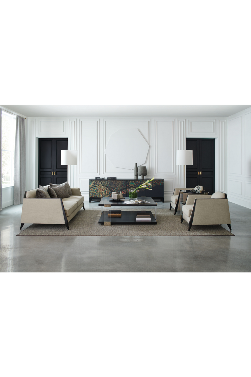 Beige Modern Lounge Chair | Caracole Outline | Oroatrade.com