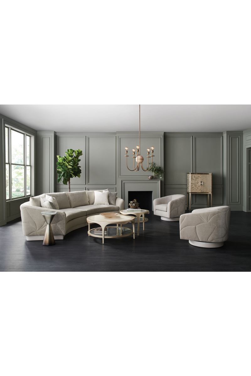 Gray Quilted Sectional Sofa | Caracole Fanciful | Oroatrade.com