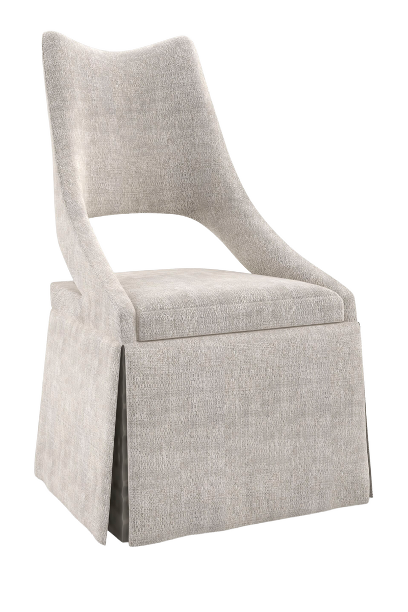 Gray Chenille Accent Chair | Caracole Roll With It | Oroatrade.com