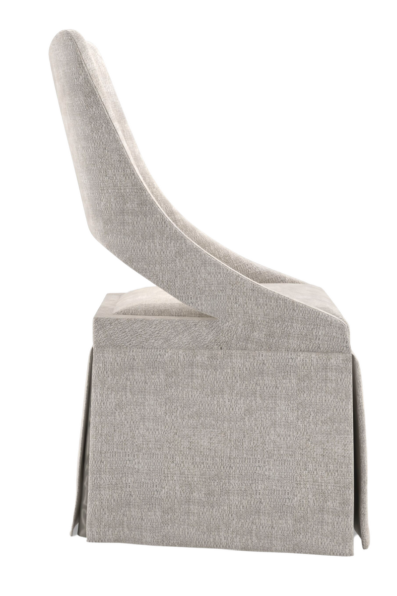 Gray Chenille Accent Chair | Caracole Roll With It | Oroatrade.com