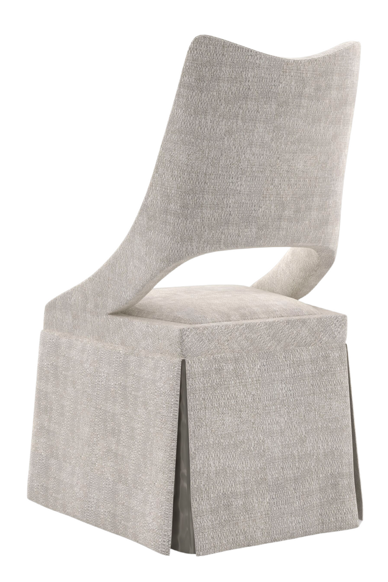 Gray Chenille Accent Chair | Caracole Roll With It | Oroatrade.com