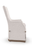 Linen Weave Dining Armchair | Caracole Watch My Back | Oroatrade.com