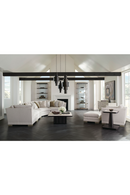 Chenille Modern Ottoman | Caracole Deep Retreat | Oroatrade.com