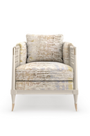 Fretwork Velvet Lounge Chair | Caracole Lattice Entertain You | Oroatrade.com