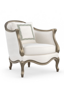 White Cabriole Lounge Chair | Caracole Le Chaise | Oroatrade.com