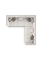 Modern Chenille Modular Sofa | Caracole Deep Retreat | Oroatrade.com