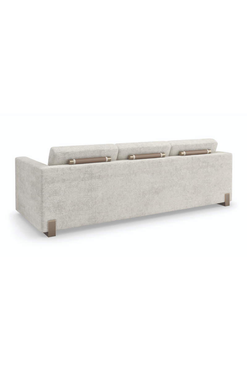 Neutral Toned Modern Sofa | Caracole Counter Balance | Oroatrade.com