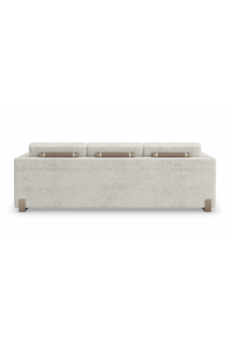 Neutral Toned Modern Sofa | Caracole Counter Balance | Oroatrade.com