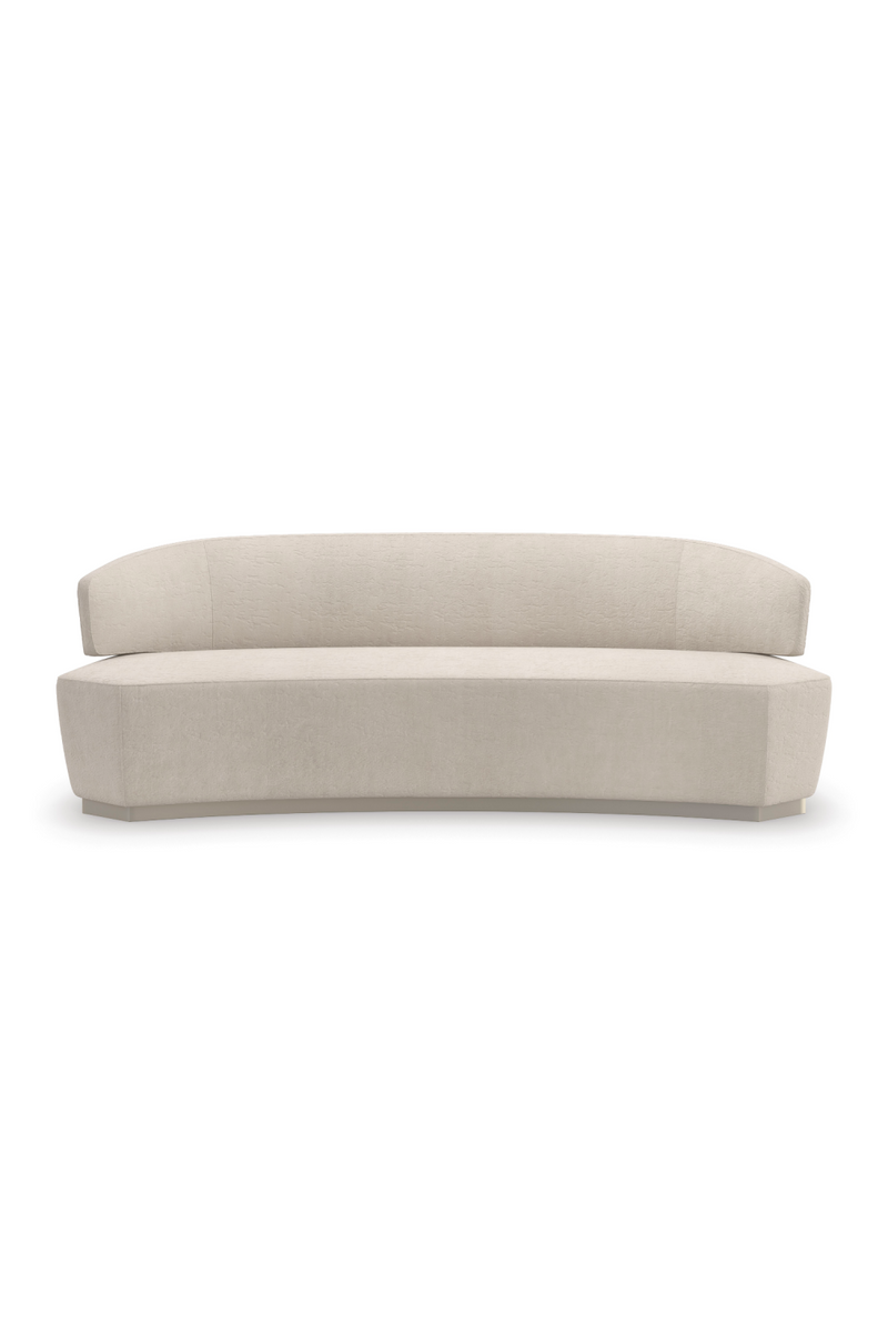 Curved Velvet Sofa | Caracole Olympia | Oroatrade.com