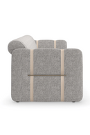 Taupe Leather Strapped Sofa | Caracole Cigar Club | Oroatrade.com