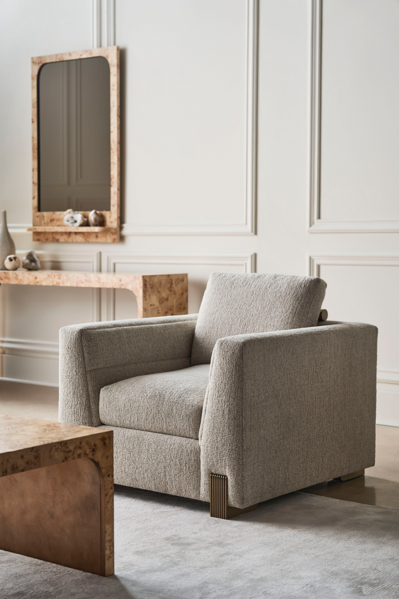 Woven Fabric Lounge Chair | Caracole Counter Balance | Oroatrade.com