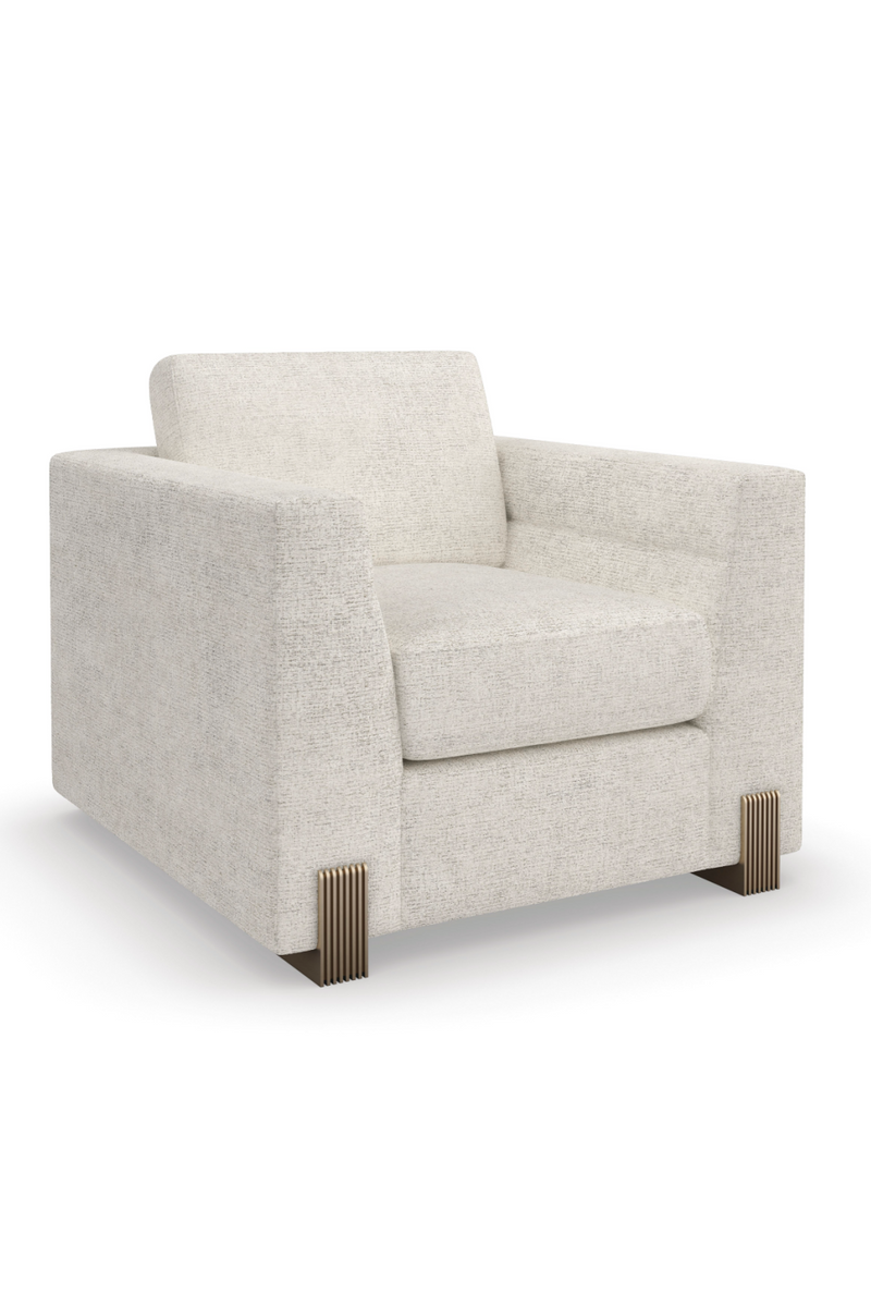 Woven Fabric Lounge Chair | Caracole Counter Balance | Oroatrade.com