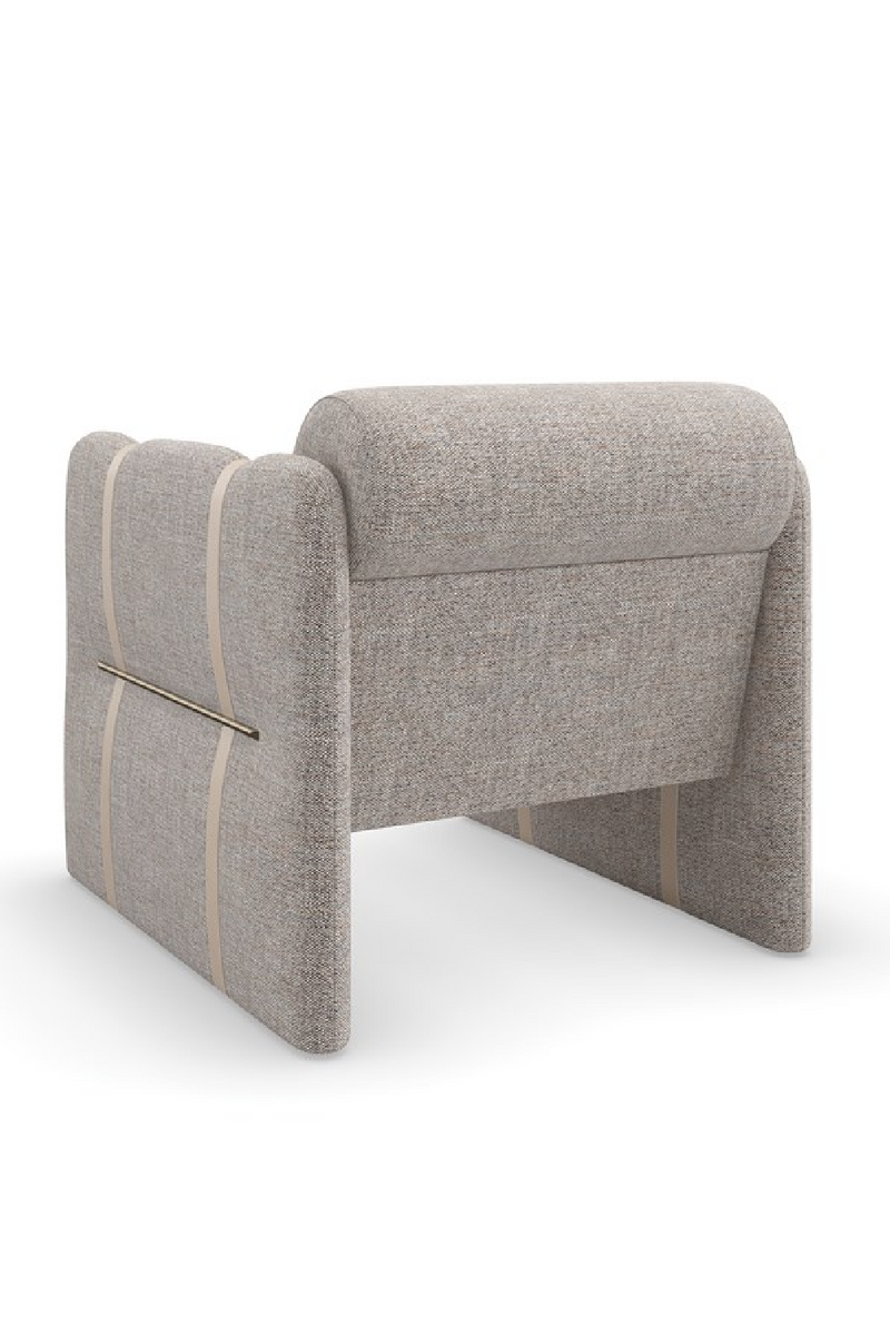 Taupe Lounge Armchair | Caracole Cigar Club | Oroatrade.com