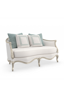 Silver-Framed Loveseat | Caracole Le Canape | Oroatrade.com