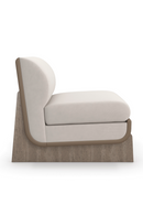 Taupe Velvet Accent Chair | Caracole You Sleigh Me | Oroatrade.com
