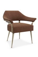 Brown Mohair Accent Chair | Caracole Louisette | Oroatrade.com