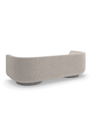 Taupe Velvet Curved Sofa | Caracole Clipper | Oroatrade.com